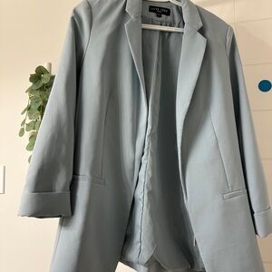 Love Tree Light Blue Blazer Jacket